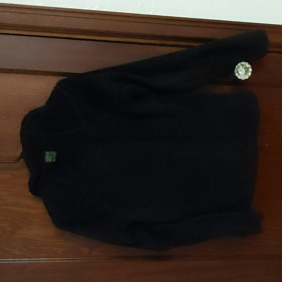 Koppen Reversible Black Fleece Full Zip Jacket Size Small - Picture 14 of 14